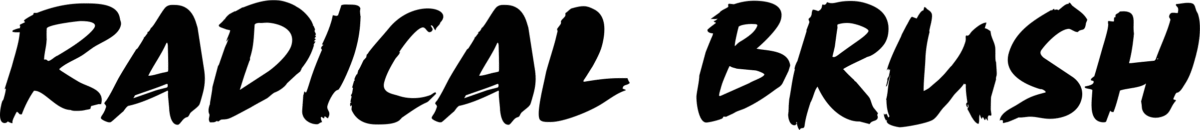 Radical Brush Font 1