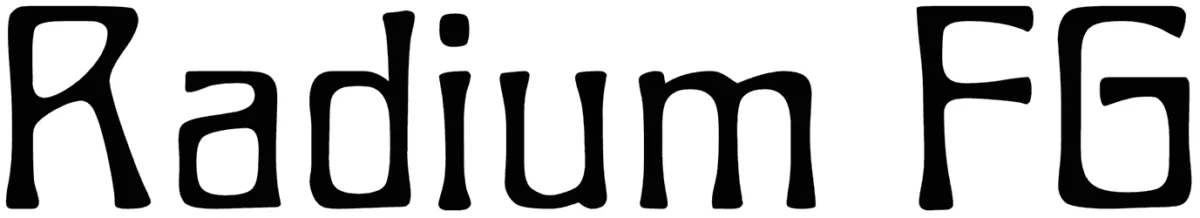 Radius FG Font 1