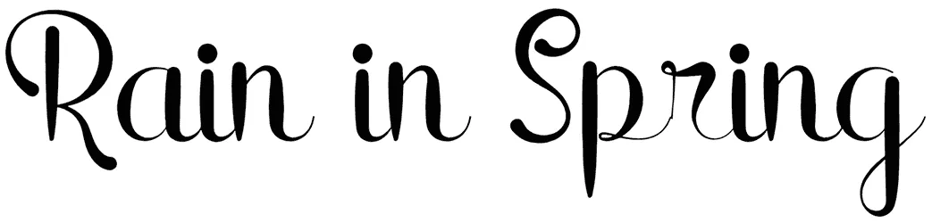 Rain in Spring Font 1