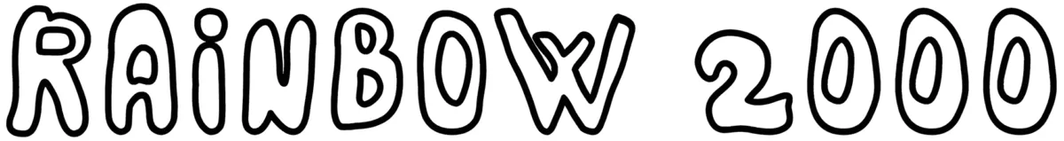Rainbow 2000 Font 1