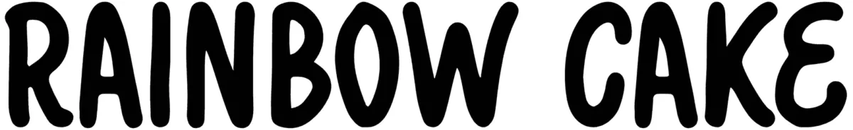Rainbow Cake Font 1