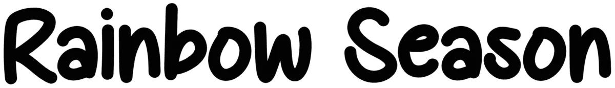 Rainbow Season Font 1
