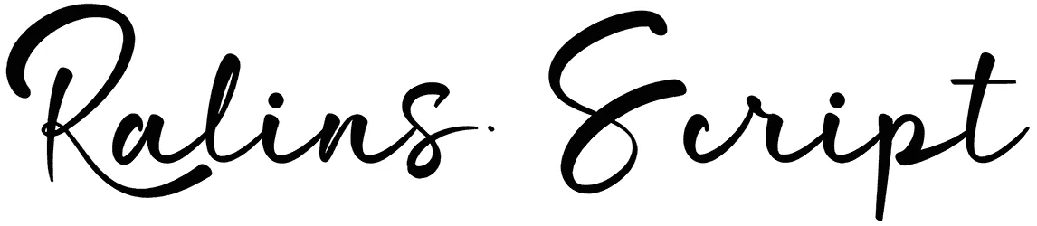Ralins Script Font 1
