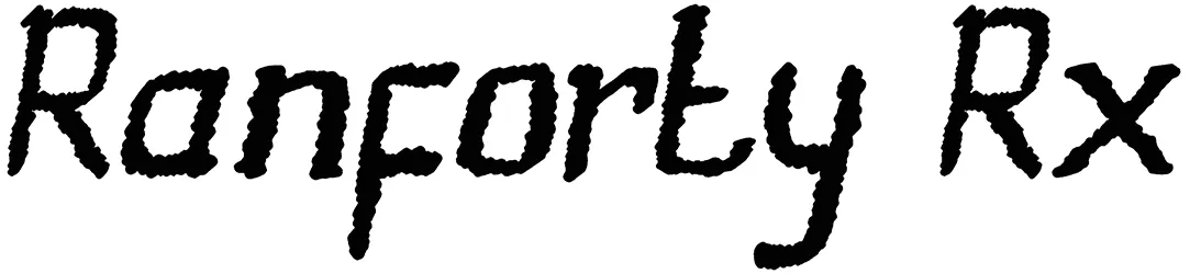 Ranforty Rx Font 1