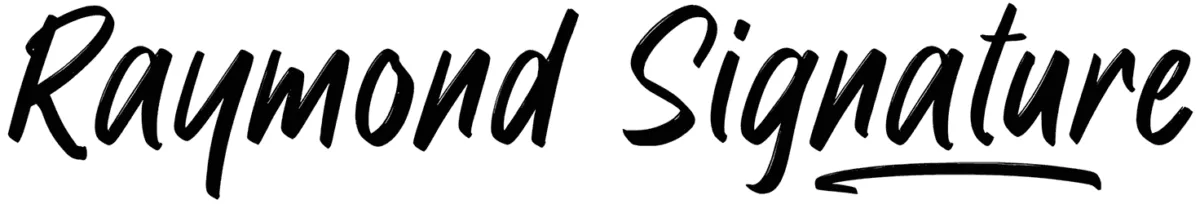 Raymond Signature Font 1