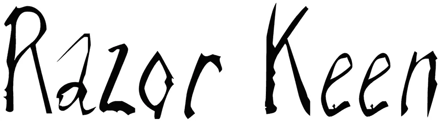 Razor Keen Font 1