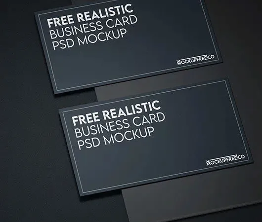 Realistic Business Card Mockup 1