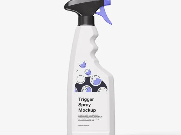 Realistic Trigger Spray Mockup 1