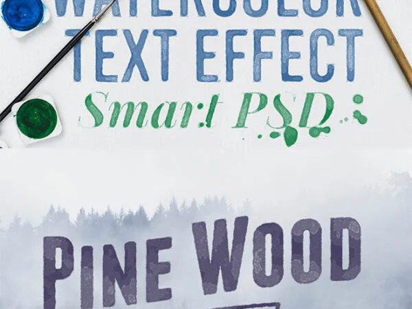 Realistic Watercolor Text Effect 1