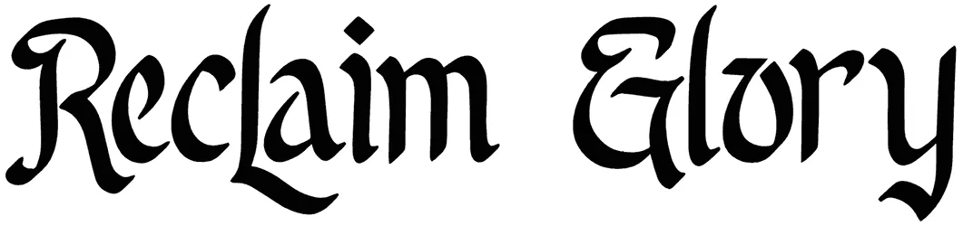 Reclaim Glory Font 1