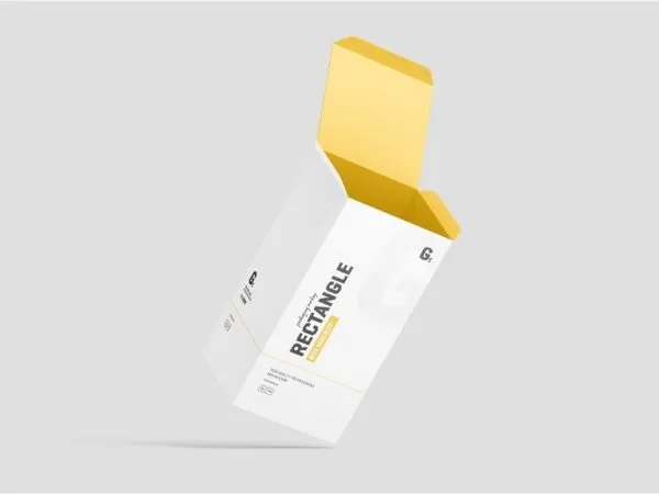 Rectangle Box Packaging Mockup in 4 Sights 1