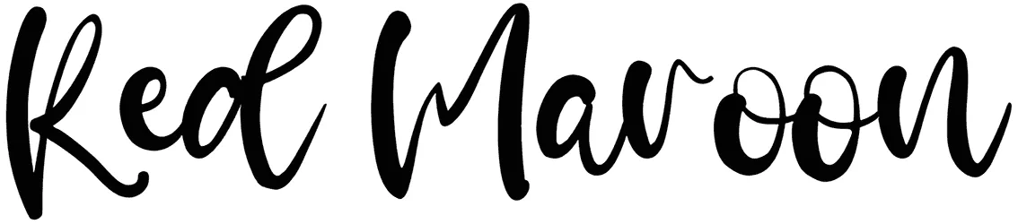 Red Maroon Font 1