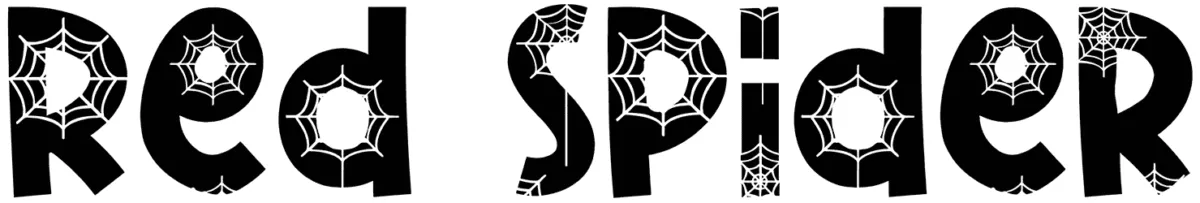 Red Spider Font 1