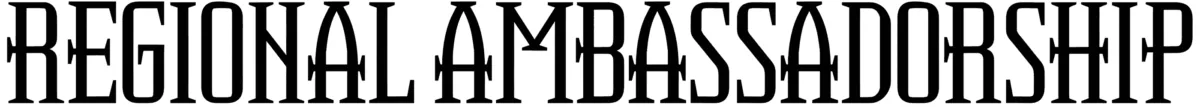Regional Ambassadorship Font 1