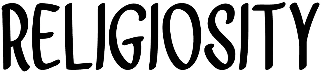 Religiosity Font 1
