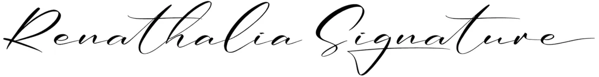 Renathalia Signature Font 1