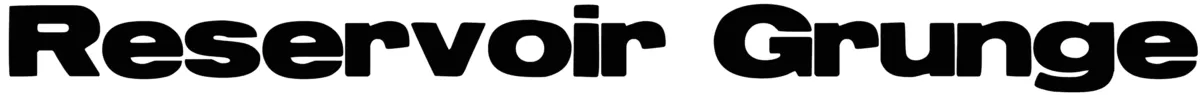 Reservoir Grunge Font 1