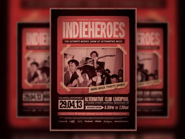 Retro Classic Music Poster Template 1