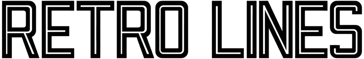 Retro Lines Font 1