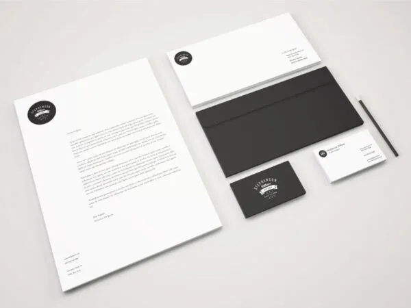 Retro Stationery Mockup for Identity Branding 1