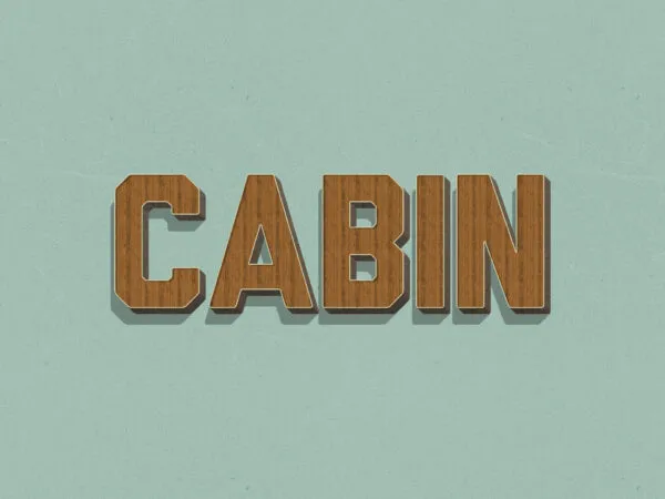 Retro Wood Text Styles 1