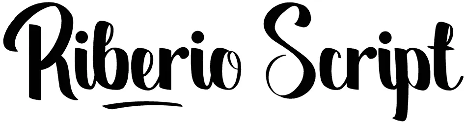 Riberio Script Font 1