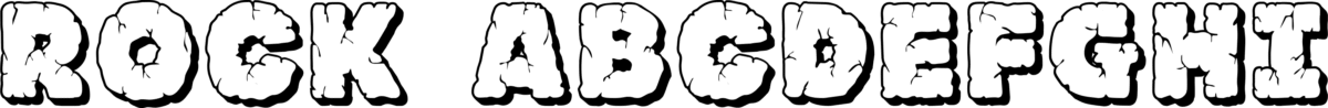 Rock Font 1