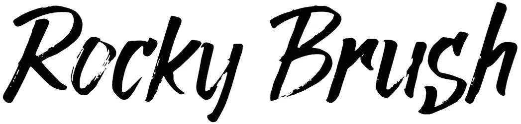 Rocky Brush Font 1