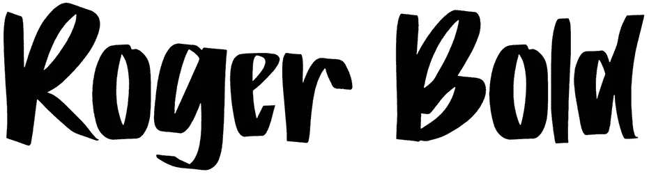 Roger Bold Font 1