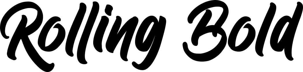 Rolling Bold Font 1