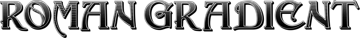 Roman Gradient Font 1
