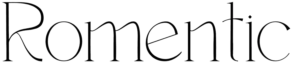 Romentic Font 1