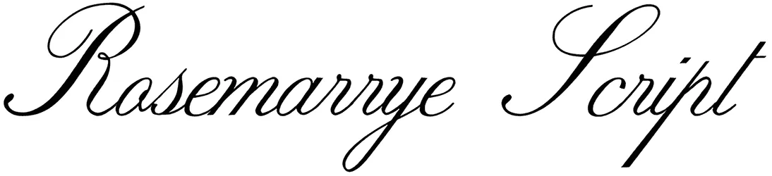 Rosemarrye Script Font 1