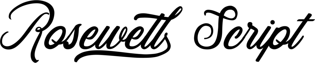 Rosewell Script Font 1