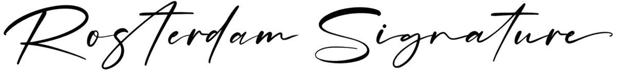 Rosterdam Signature Font 1