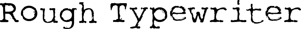 Rough Typewriter Font 1