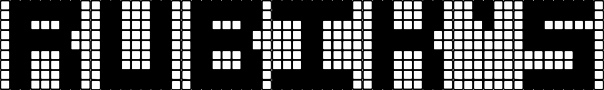 Rubiks Cube Font 1