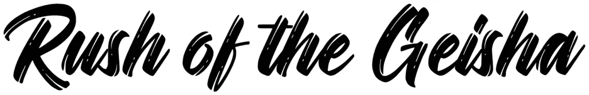 Rush of the Geisha Font 1