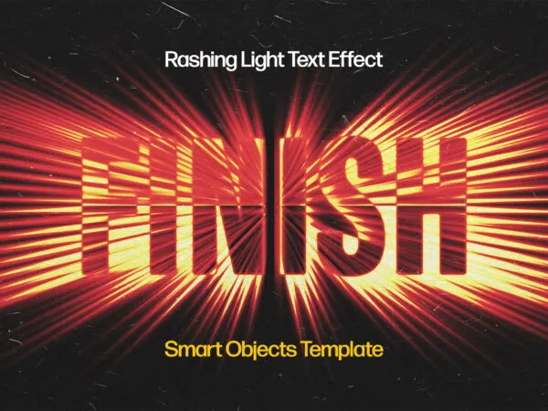 Rushing Light Text Effect 1