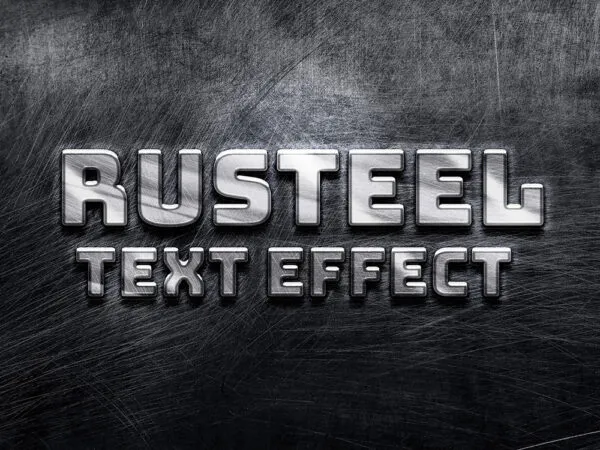 Rusteel Text Effect 1