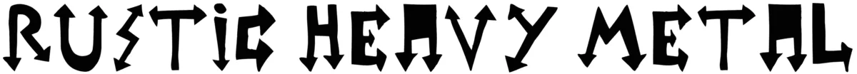 Rustic Heavy Metal Font 1