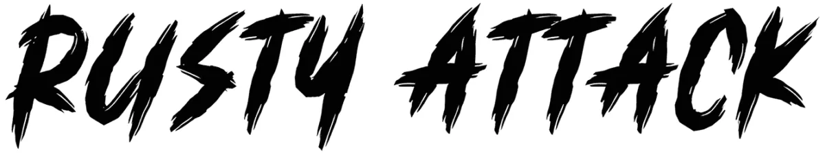 Rusty Attack Font 1