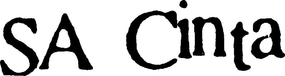 SA Cinta Font 1
