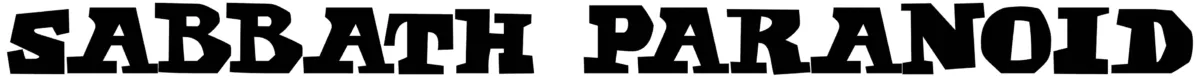 Sabbath Paranoid Font 1