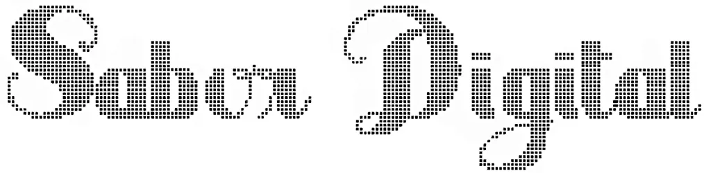 Sabor Digital Font 1