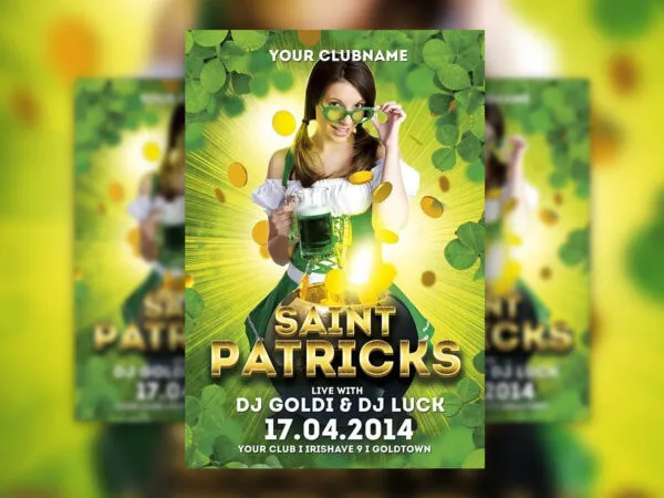 Saint Patricks Day Flyer Template 1