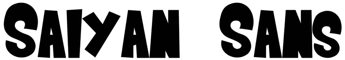 Saiyan Sans Font 1