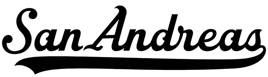 San Andreas Font 1