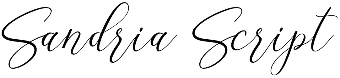 Sandria Script Font 1