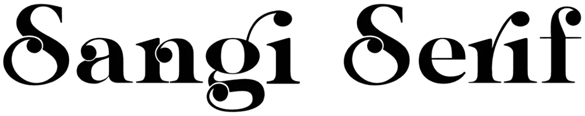Sangi Serif Font 1